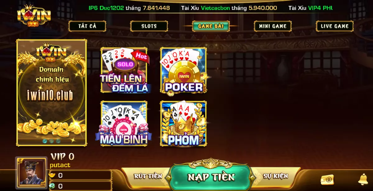 Kho game tại đây luôn đa dạng và được cải tiến cũng như nâng cấp Kho game tại đây luôn đa dạng và được cải tiến cũng như nâng cấp
